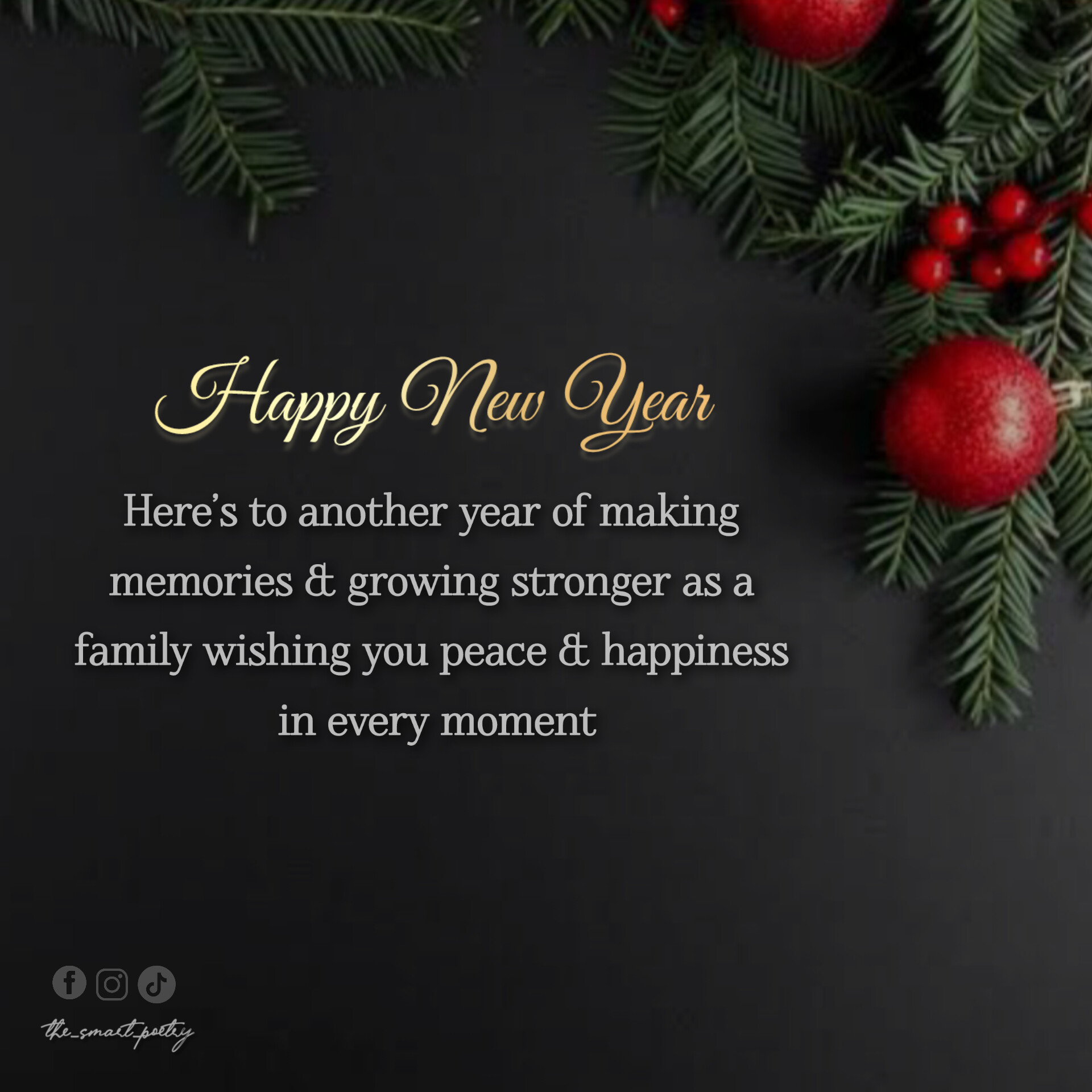 Happy New Year Wishes for Family