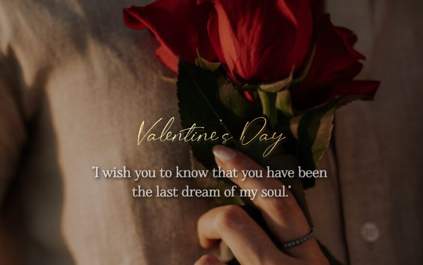 Valentine’s Day Quoets in English text  with Images 2025