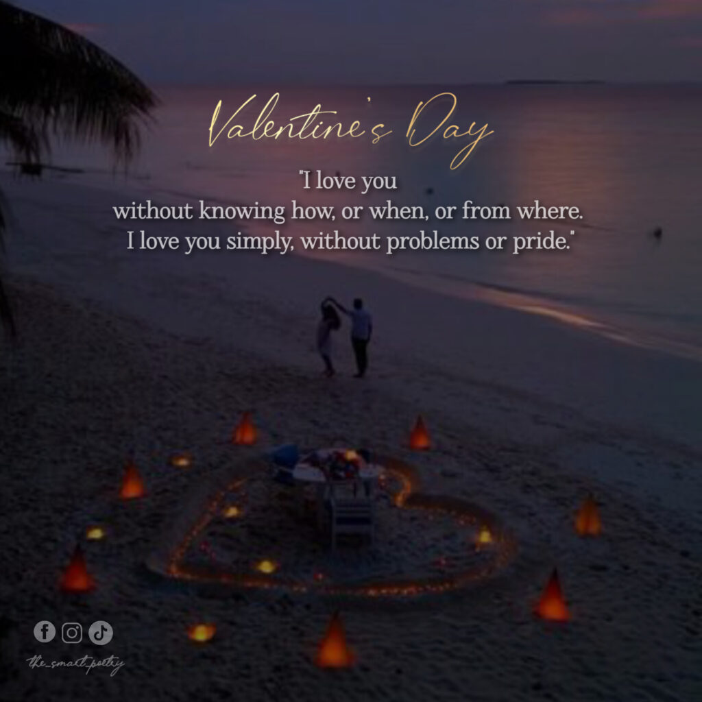 valentin day quoets in English text