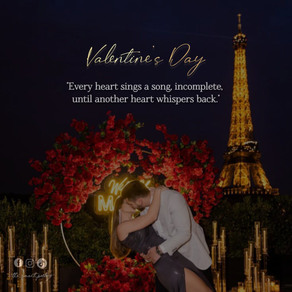 valentin day quoets in English text