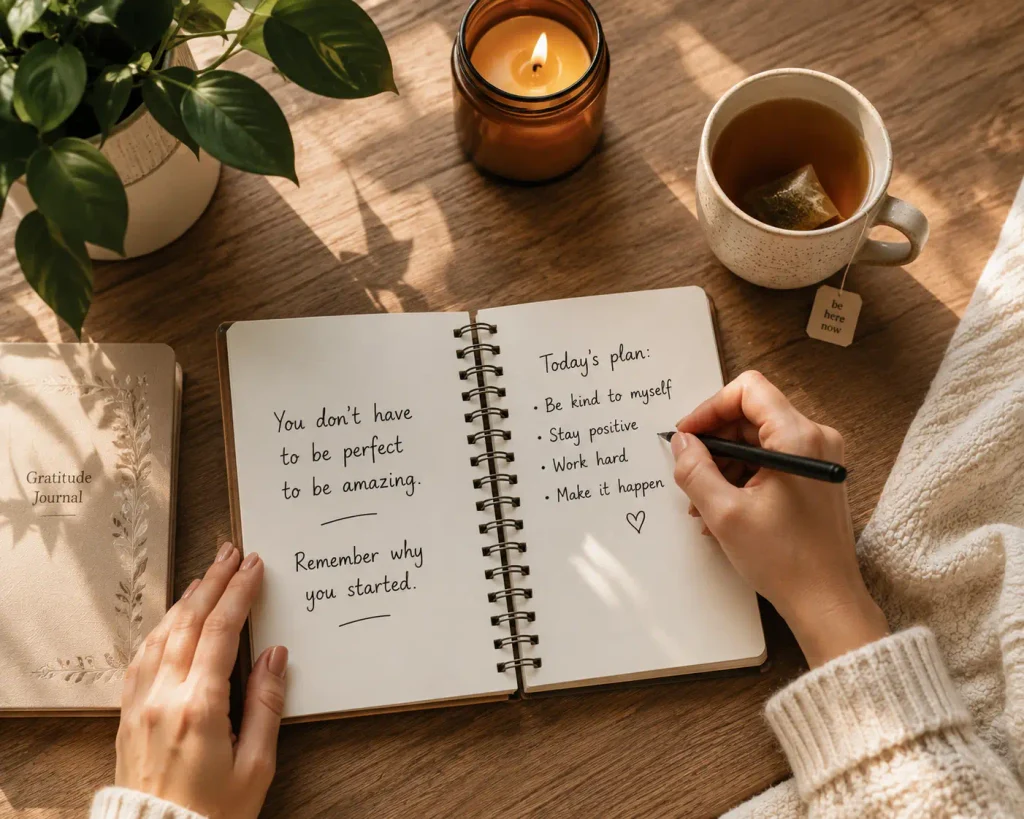 how to use motivational quotes daily habit journaling