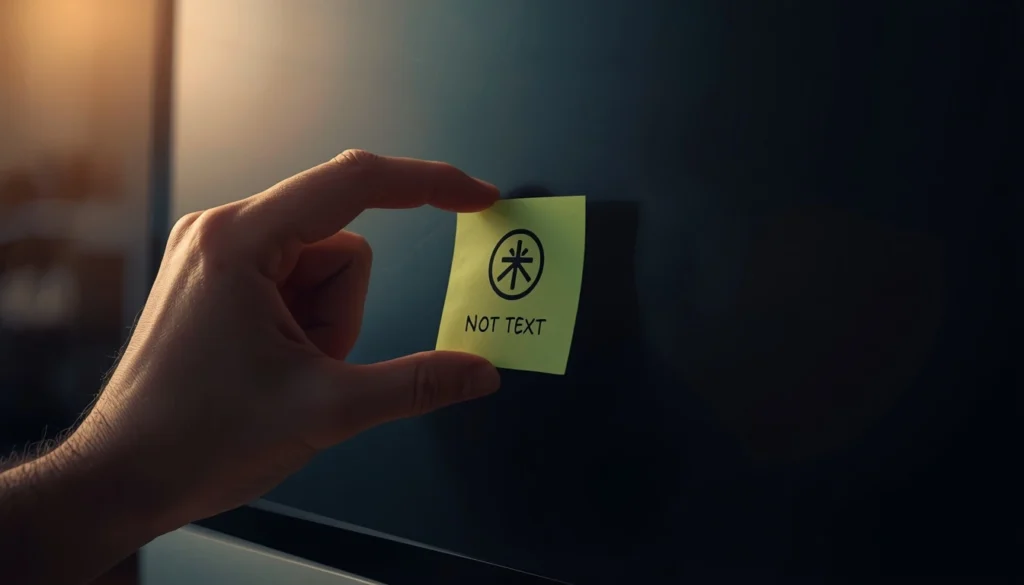 Sticky note placed on monitor representing how to use motivation quotes daily