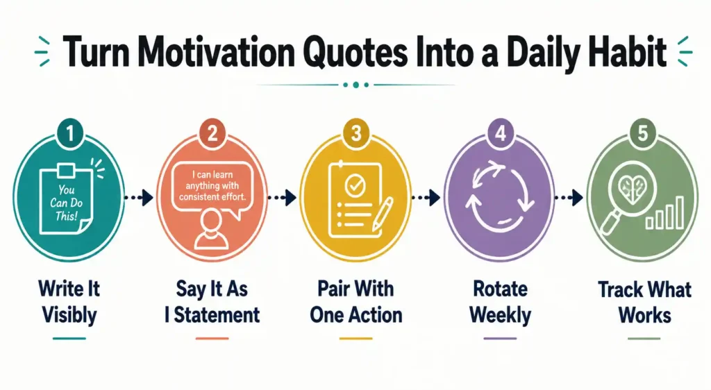 How to use motivation quotes to study as a daily habit
