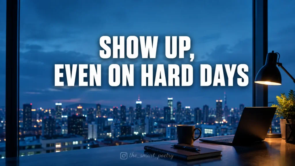 Discipline beats motivation student quote banner with library window and books background