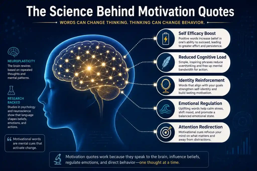 Science behind why motivation quotes for students actually work