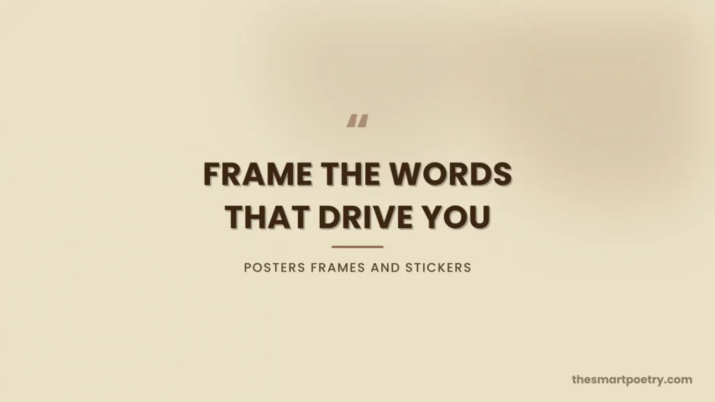 Motivation quotes poster wallpaper in warm beige tone, styled for print