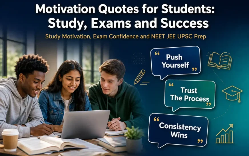 Motivation quotes for students study exams and success blog feature image