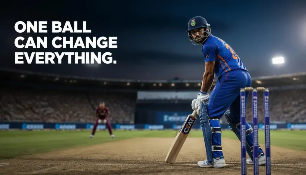 Cricket motivational quote about focus and changing the match