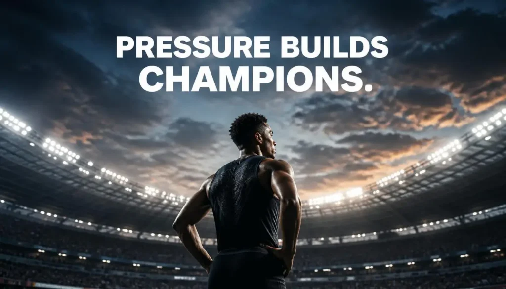 Sports motivational quote for athletes mental strength and performance