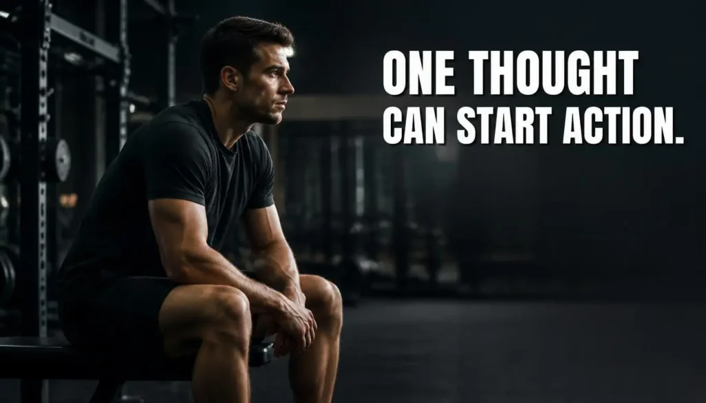 Psychology of motivation quotes and positive workout mindset