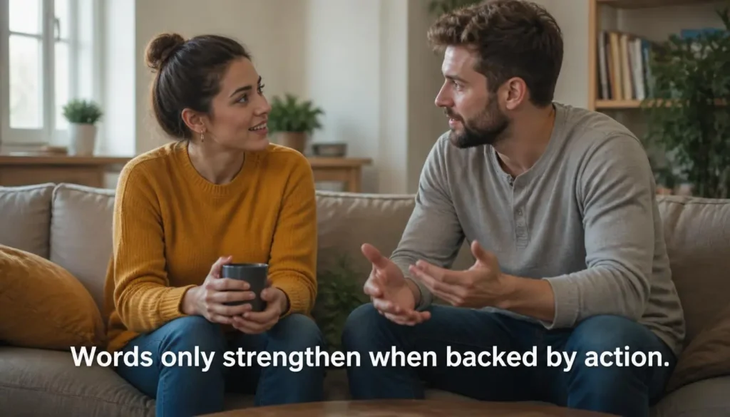 Words only strengthen when backed by action – expert relationship tips