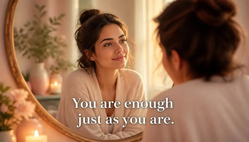 You are enough just as you are – motivation quote for self love